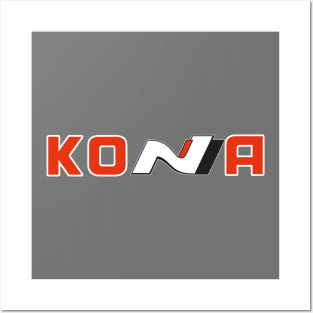 Kona N (Smaller) Red Posters and Art